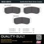 MPA 1003-1297C Quality-Built Black Series Ceramic Brake Pads w/ Hardware