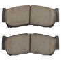 MPA 1003-1297C Quality-Built Black Series Ceramic Brake Pads w/ Hardware