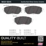 MPA 1003-1301C Quality-Built Black Series Ceramic Brake Pads w/ Hardware