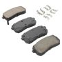 MPA 1003-1302C Quality-Built Black Series Ceramic Brake Pads w/ Hardware