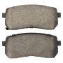 MPA 1003-1302C Quality-Built Black Series Ceramic Brake Pads w/ Hardware