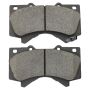 MPA 1003-1303C Quality-Built Black Series Ceramic Brake Pads w/ Hardware