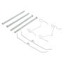 MPA 1003-1303C Quality-Built Black Series Ceramic Brake Pads w/ Hardware