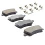 MPA 1003-1307AC Quality-Built Black Series Ceramic Brake Pads w/ Hardware