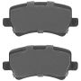 MPA 1003-1307AC Quality-Built Black Series Ceramic Brake Pads w/ Hardware