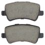 MPA 1003-1307AC Quality-Built Black Series Ceramic Brake Pads w/ Hardware
