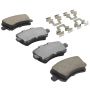 MPA 1003-1307M Quality-Built Black Series Semi-Metallic Brake Pads w/ Hardware