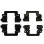 MPA 1003-1308AM Quality-Built Black Series Semi-Metallic Brake Pads w/ Hardware