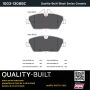 MPA 1003-1308BC Quality-Built Black Series Ceramic Brake Pads w/ Hardware