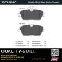 MPA 1003-1308C Quality-Built Black Series Ceramic Brake Pads w/ Hardware
