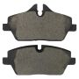MPA 1003-1308M Quality-Built Black Series Semi-Metallic Brake Pads w/ Hardware