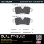 MPA 1003-1309M Quality-Built Black Series Semi-Metallic Brake Pads w/ Hardware