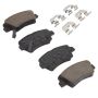 MPA 1003-1313C Quality-Built Black Series Ceramic Brake Pads w/ Hardware