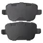 MPA 1003-1314C Quality-Built Black Series Ceramic Brake Pads w/ Hardware