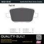 MPA 1003-1314C Quality-Built Black Series Ceramic Brake Pads w/ Hardware