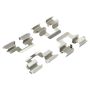 MPA 1003-1314C Quality-Built Black Series Ceramic Brake Pads w/ Hardware