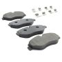 MPA 1003-1316M Quality-Built Black Series Semi-Metallic Brake Pads w/ Hardware