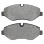 MPA 1003-1316M Quality-Built Black Series Semi-Metallic Brake Pads w/ Hardware