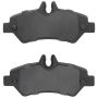 MPA 1003-1317M Quality-Built Black Series Semi-Metallic Brake Pads w/ Hardware