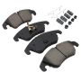 MPA 1003-1322AC Quality-Built Black Series Ceramic Brake Pads w/ Hardware