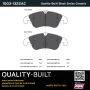 MPA 1003-1322AC Quality-Built Black Series Ceramic Brake Pads w/ Hardware