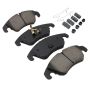 MPA 1003-1322AM Quality-Built Black Series Semi-Metallic Brake Pads w/ Hardware