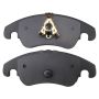 MPA 1003-1322AM Quality-Built Black Series Semi-Metallic Brake Pads w/ Hardware