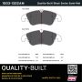 MPA 1003-1322AM Quality-Built Black Series Semi-Metallic Brake Pads w/ Hardware