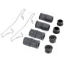 MPA 1003-1322AM Quality-Built Black Series Semi-Metallic Brake Pads w/ Hardware