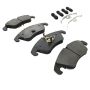 MPA 1003-1322M Quality-Built Black Series Semi-Metallic Brake Pads w/ Hardware