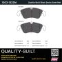 MPA 1003-1322M Quality-Built Black Series Semi-Metallic Brake Pads w/ Hardware