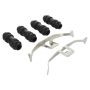 MPA 1003-1322M Quality-Built Black Series Semi-Metallic Brake Pads w/ Hardware