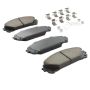 MPA 1003-1324C Quality-Built Black Series Ceramic Brake Pads w/ Hardware
