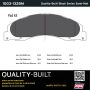 MPA 1003-1328M Quality-Built Black Series Semi-Metallic Brake Pads w/ Hardware