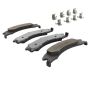 MPA 1003-1329M Quality-Built Black Series Semi-Metallic Brake Pads w/ Hardware