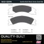 MPA 1003-1329M Quality-Built Black Series Semi-Metallic Brake Pads w/ Hardware