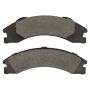 MPA 1003-1329M Quality-Built Black Series Semi-Metallic Brake Pads w/ Hardware