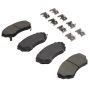 MPA 1003-1331M Quality-Built Black Series Semi-Metallic Brake Pads w/ Hardware