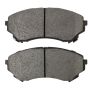 MPA 1003-1331M Quality-Built Black Series Semi-Metallic Brake Pads w/ Hardware