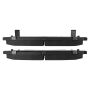 MPA 1003-1331M Quality-Built Black Series Semi-Metallic Brake Pads w/ Hardware