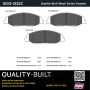 MPA 1003-1332C Quality-Built Black Series Ceramic Brake Pads w/ Hardware