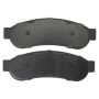 MPA 1003-1334M Quality-Built Black Series Semi-Metallic Brake Pads w/ Hardware