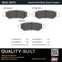 MPA 1003-1337C Quality-Built Black Series Ceramic Brake Pads w/ Hardware