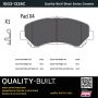 MPA 1003-1338C Quality-Built Black Series Ceramic Brake Pads w/ Hardware