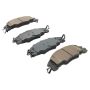 MPA 1003-1339C Quality-Built Black Series Ceramic Brake Pads w/ Hardware