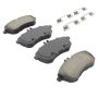 MPA 1003-1340C Quality-Built Black Series Ceramic Brake Pads w/ Hardware