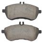 MPA 1003-1340C Quality-Built Black Series Ceramic Brake Pads w/ Hardware