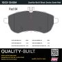 MPA 1003-1340M Quality-Built Black Series Semi-Metallic Brake Pads w/ Hardware