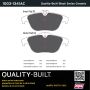 MPA 1003-1341AC Quality-Built Black Series Ceramic Brake Pads w/ Hardware