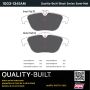 MPA 1003-1341AM Quality-Built Black Series Semi-Metallic Brake Pads w/ Hardware